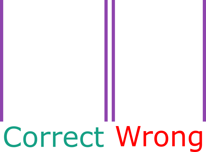 Diagram Illustrating the correct way to measure wire rope diameter.